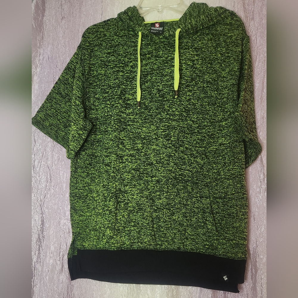 South Pole Short sleeve Hooded Sweatshirt L